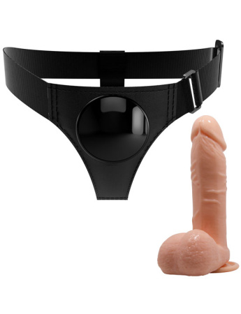 Набор Harness Briefs Pretty Love - универсальные трусики и фаллоимитатор